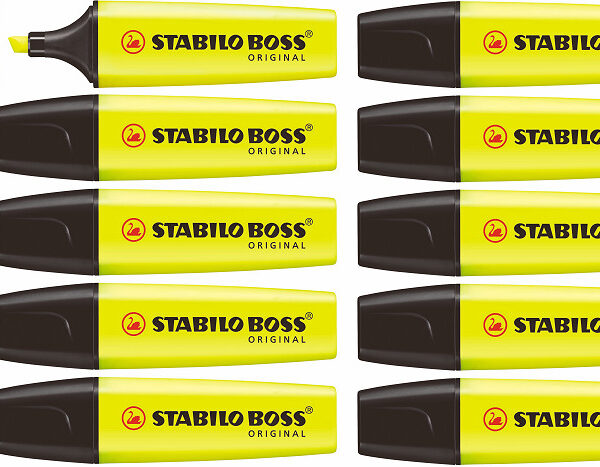 70/24 STABILO Boss Original geel 10 st