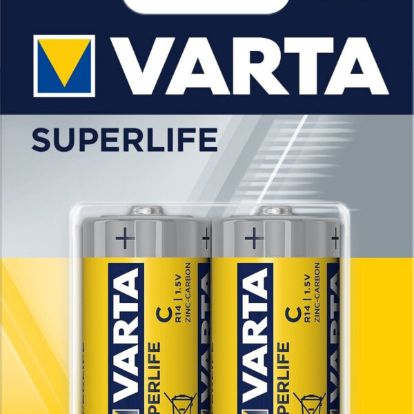 R14VASUPERBP2 Batterij Varta Superlife C R14 bls2