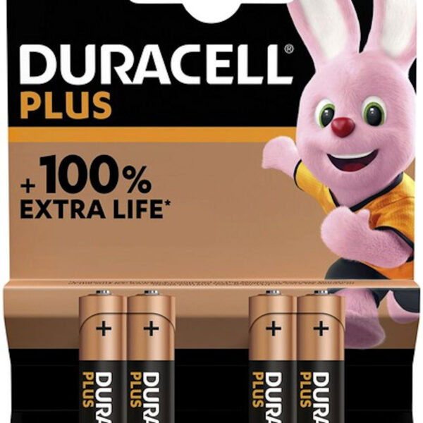 141124 Batterij Duracell Alkaline Plus AAA bls4