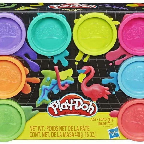 E5063EU4 Play-Doh 8 Pack Neon