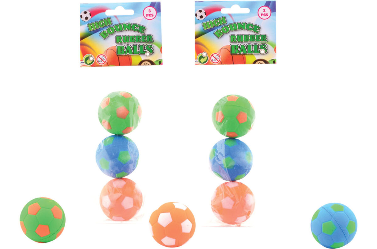 24323 Hi-Bounce ballen 5cm 3 stuks in zak