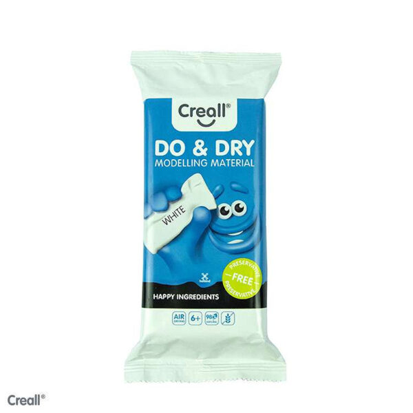 26210 Creall Do en Dry boetseerklei 500gram - wit