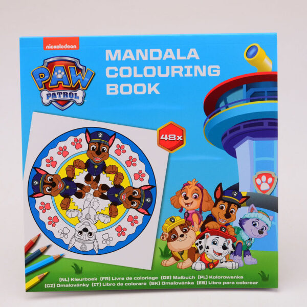 Mandala kleurboek Paw Patrol