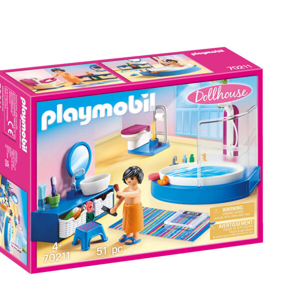 Playmobil Dollhouse Badkamer met ligbad
