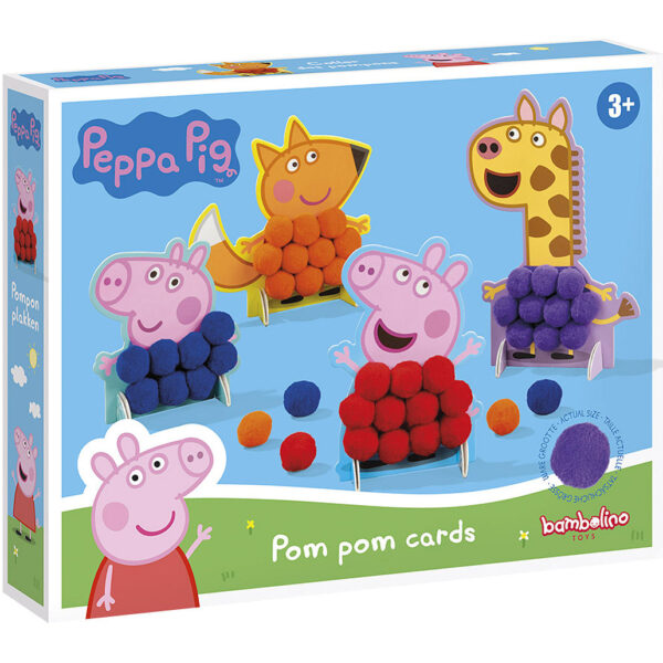 Bambolino Peppa Pig Pompom Plakken