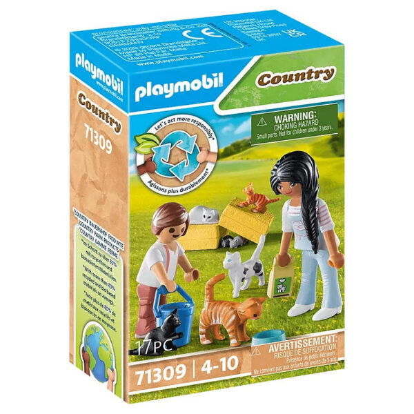 Playmobil Country Kattenfamilie