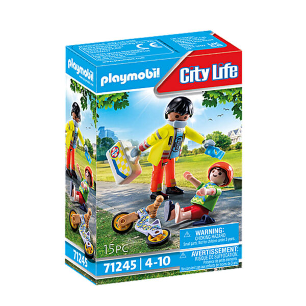 Playmobil City Life Verpleegkundige met patiënt