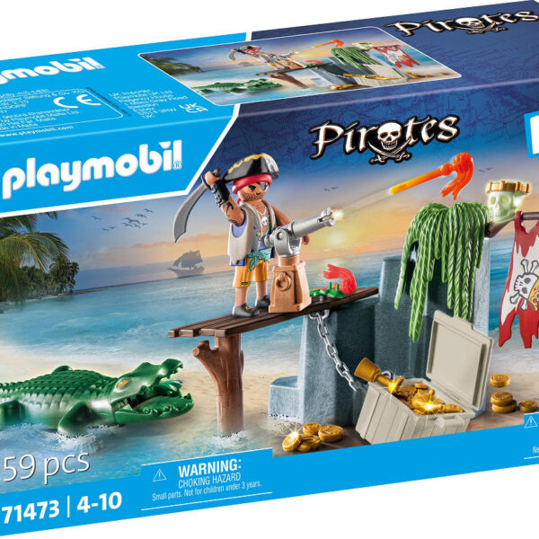 Playmobil Starter Packs Piraat met alligator