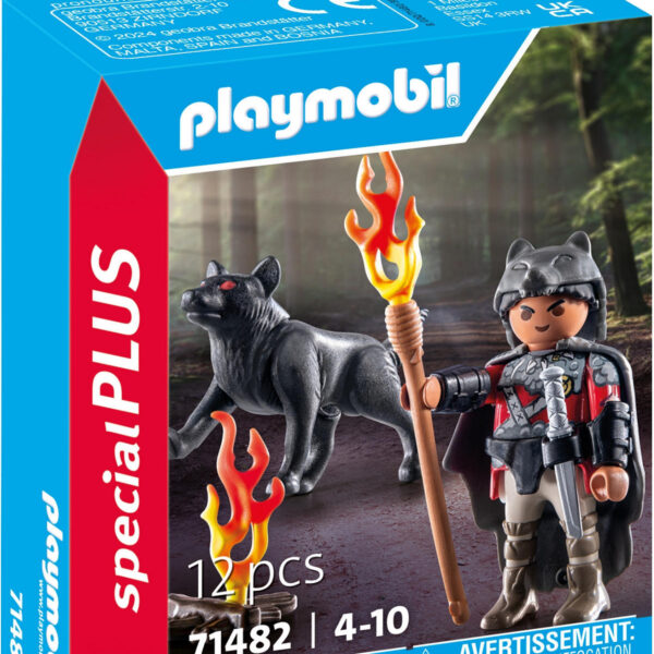 Playmobil Special Plus Krijger met wolf