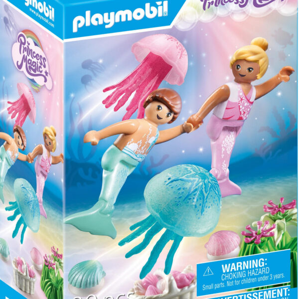 Playmobil Princess Magic Zeemeerminkinderen met kwallen