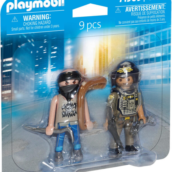 Playmobil DuoPacks Tactische politie-eenheid en bandiet