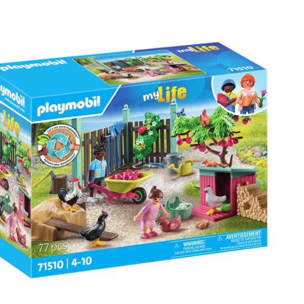 Playmobil My Life Kleine kippenboerderij in de tuin