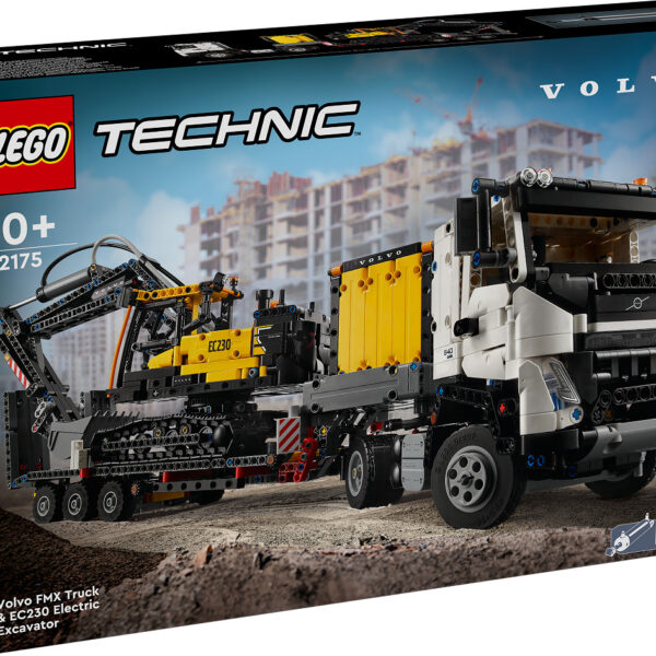 LEGO Technic Volvo FMX truck EC230 elektrische graafmachine