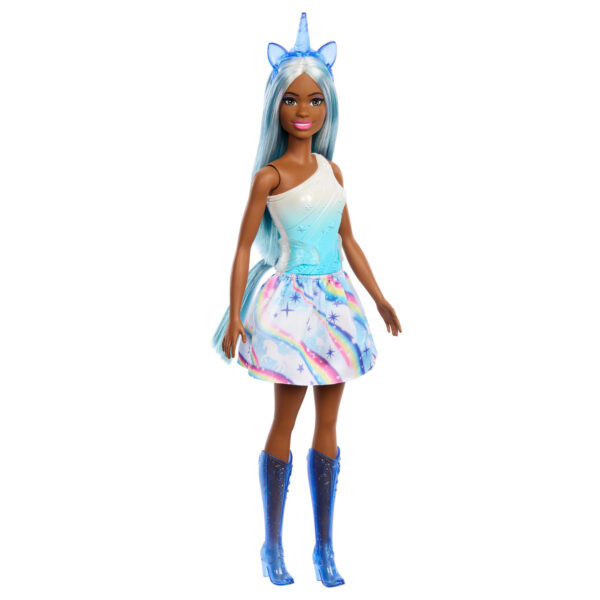 Barbie Dreamtoptia Eenhoorn - blauw