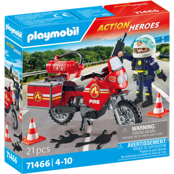 Playmobil Action Heroes Brandweer op de plaats van het ongev