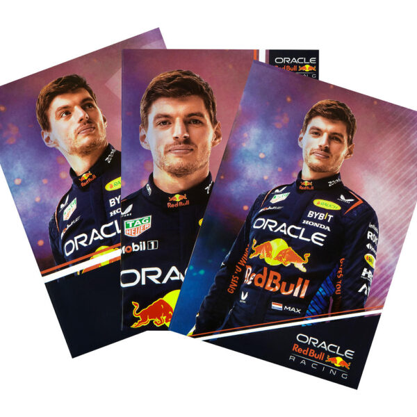 Red Bull Max Verstappen schrift A5 lijn 3 stuks