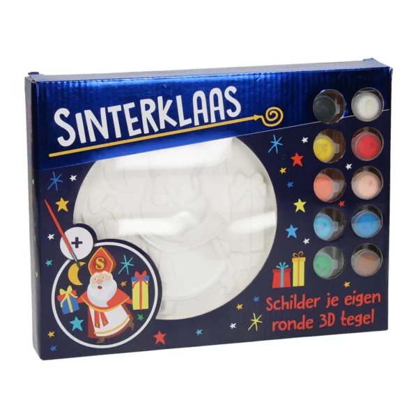 Sinterklaas schilder je eigen tegel