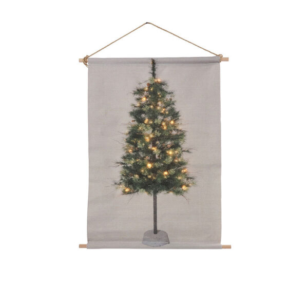 Countryfield Wanddoek kerstboom D LED rh Cosy S 4x40x60cm