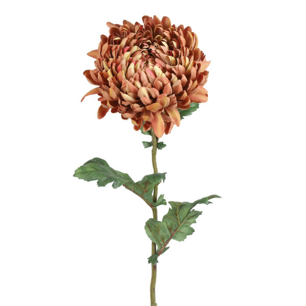 Countryfield Kunstbloem Chrysanthemum oud roze 75cm