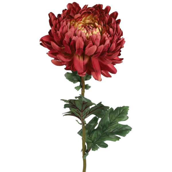 Countryfield Kunstbloem Chrysanthemum l.rood 75cm