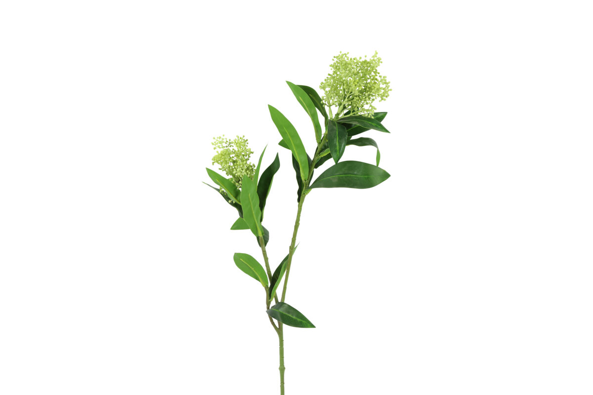 Countryfield Kunstbloem Skimmia groen 72cm