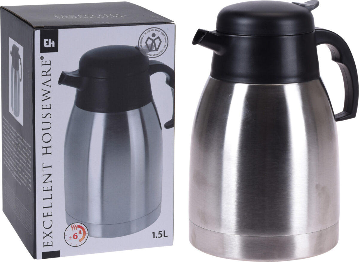 EH RVS Koffiekan 1,5 L