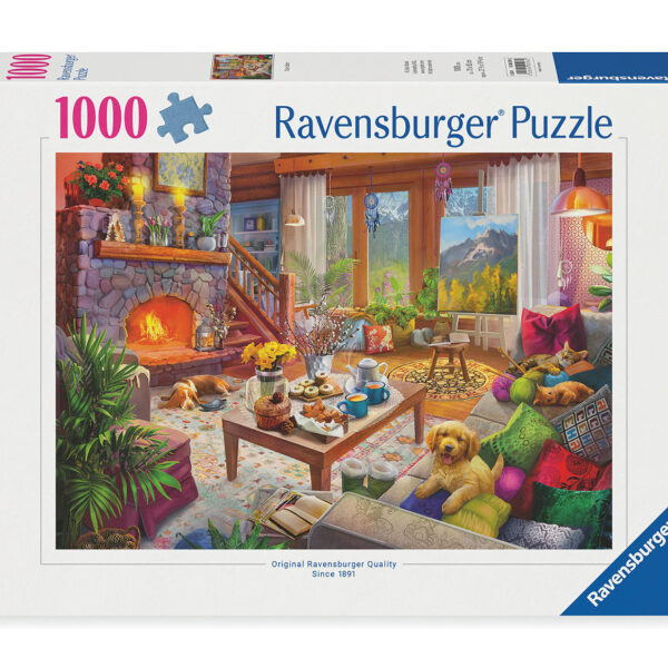 Puzzel 1000 stukjes Gezellige Hut