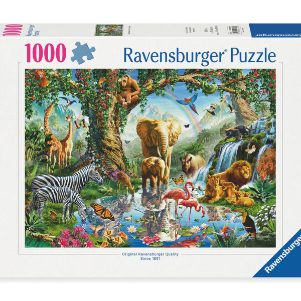 Puzzel 1000 stukjes Avonturen in de jungle