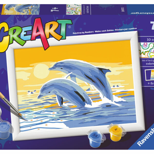 Ravensburger CreArt Serie E -Delightful Dolphins