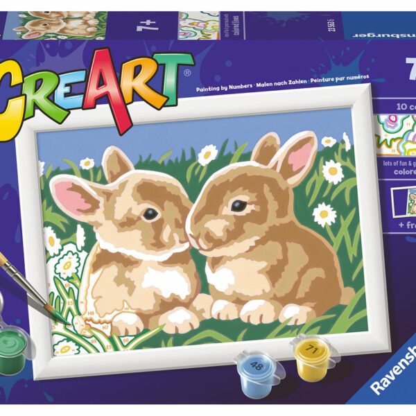 Ravensburger CreArt Serie E -Fluffy Bunnies