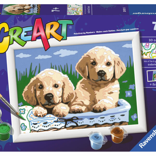 Ravensburger CreArt Serie E -Cute Puppies