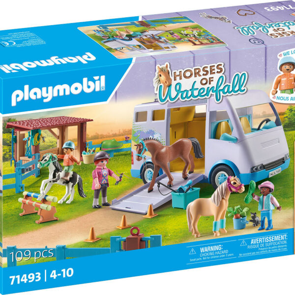 Playmobil Horses of Waterfall Mobiele manege