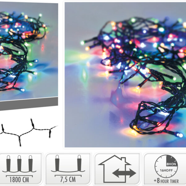 Verlichting 240LED 18M Multi Color - IP44