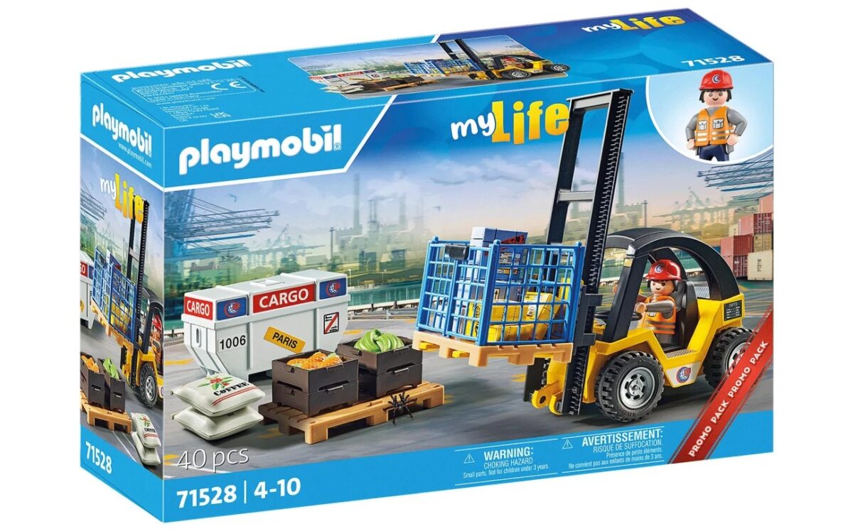 Playmobil City Life Heftruck met lading