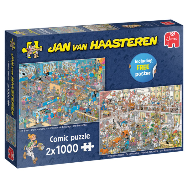 Puzzel 2x1000 st. JvH De Verbouwing en Doe-Het-Zelfwinkel