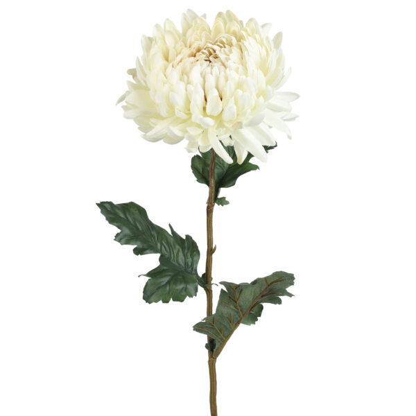 Countryfield Kunstbloem Chrysanthemum crème 75cm