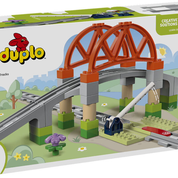 DUPLO Stad Treinbrug en rails uitbreidingsset