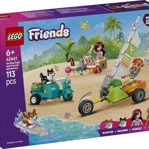 LEGO Friends Surf- en scooterplezier met de honden