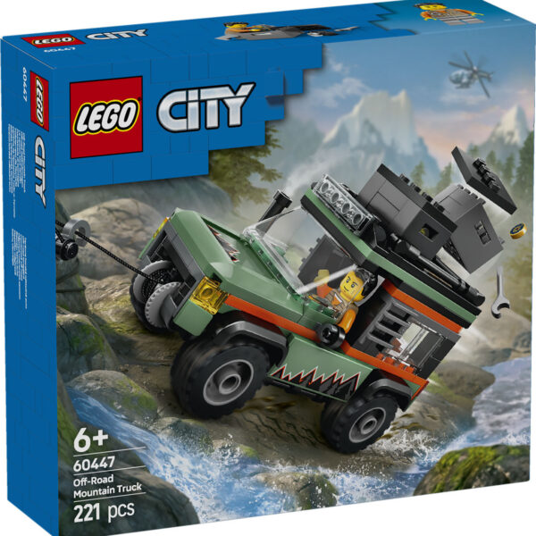 LEGO City Voertuigen 4x4 terreinwagen voor in de bergen