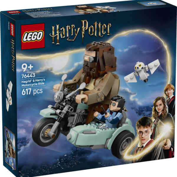 LEGO Harry Potter Hagrid en Harry's rit op de motor