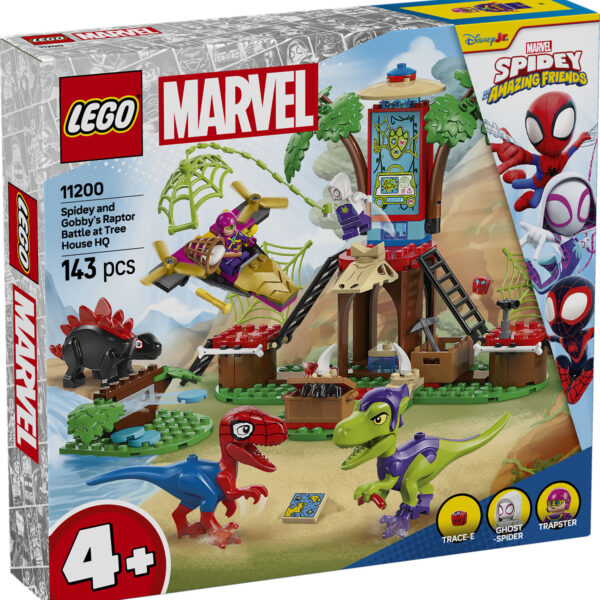 LEGO Spidey Spidey en Gobby's raptorstrijd bij de boomhut