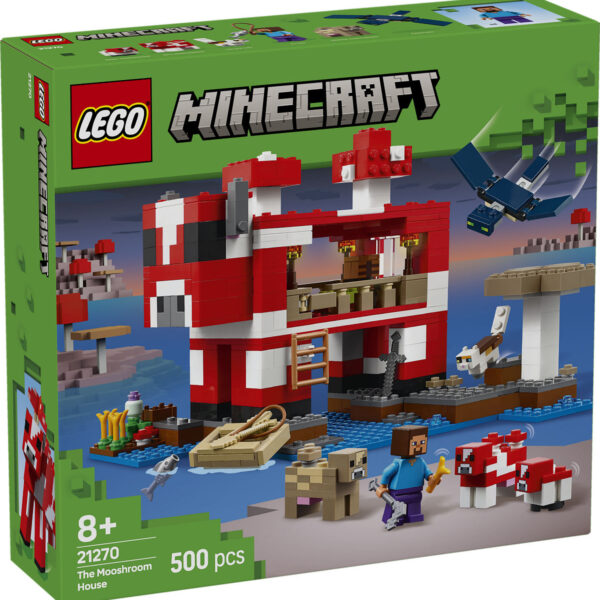 LEGO Minecraft Het Mooshroom huis