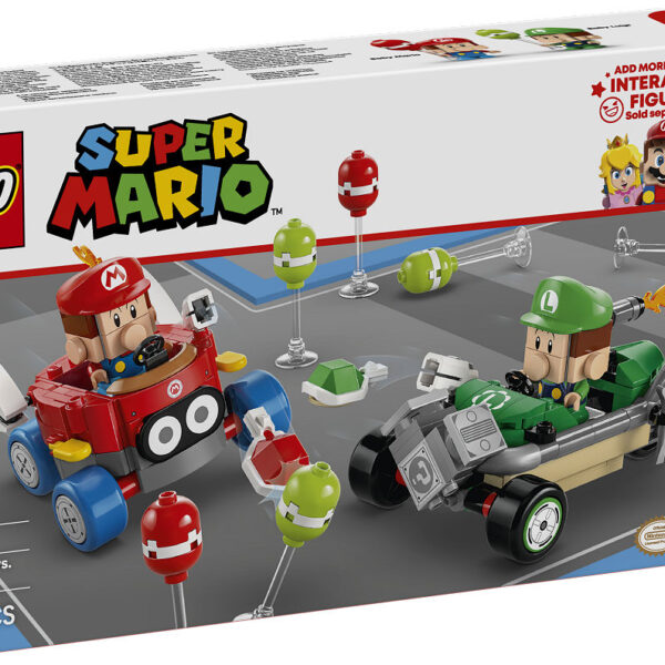 LEGO Super Mario Kart # Baby Mario vs. Baby Luigi