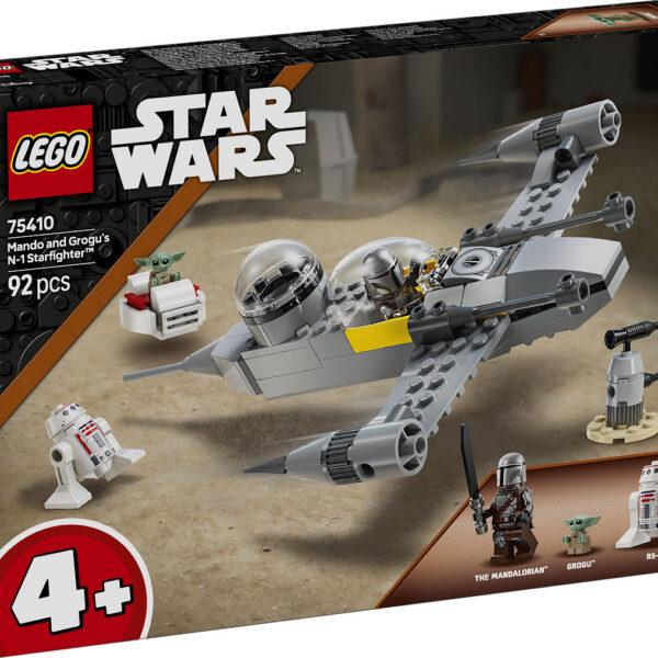 LEGO Star Wars Mando en Grogu's N-1 Starfighter