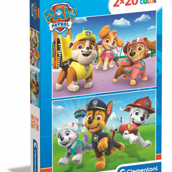 Clementoni Puzzel 2x20 stukjes - Paw Patrol