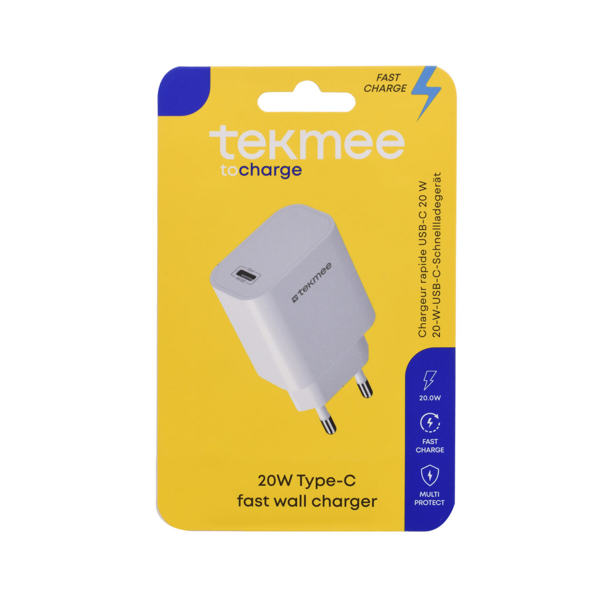 Tekmee thuislader Fast Charge 20W USB-C