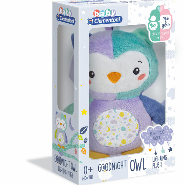 Clementoni Baby Lichtgevende knuffel Uil