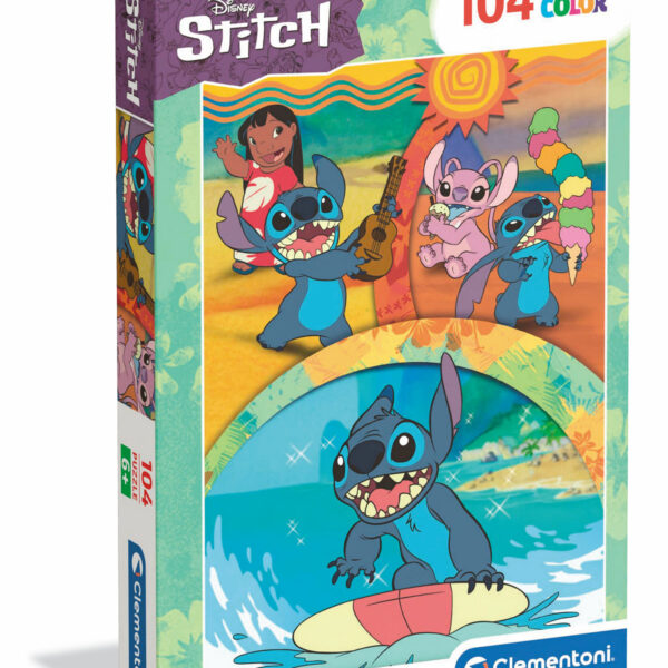 Clementoni Puzzel 104 stukjes Stitch