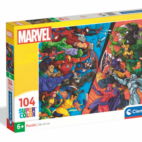 Clementoni Puzzel 104 stukjes Marvel